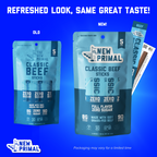 Classic Beef Meat Sticks, 100% Grass-Fed Beef, Zero Sugar (5 Sticks)