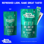 Lightly Peppered Turkey Meat Sticks, All-Natural Turkey, Zero Sugar (5 Sticks)