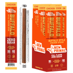 Buffalo Style Chicken Meat Sticks, All-Natural Chicken, Zero Sugar (20 Sticks)
