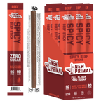 Spicy Beef Meat Sticks, 100% Grass-Fed Beef, Zero Sugar (20 Sticks)