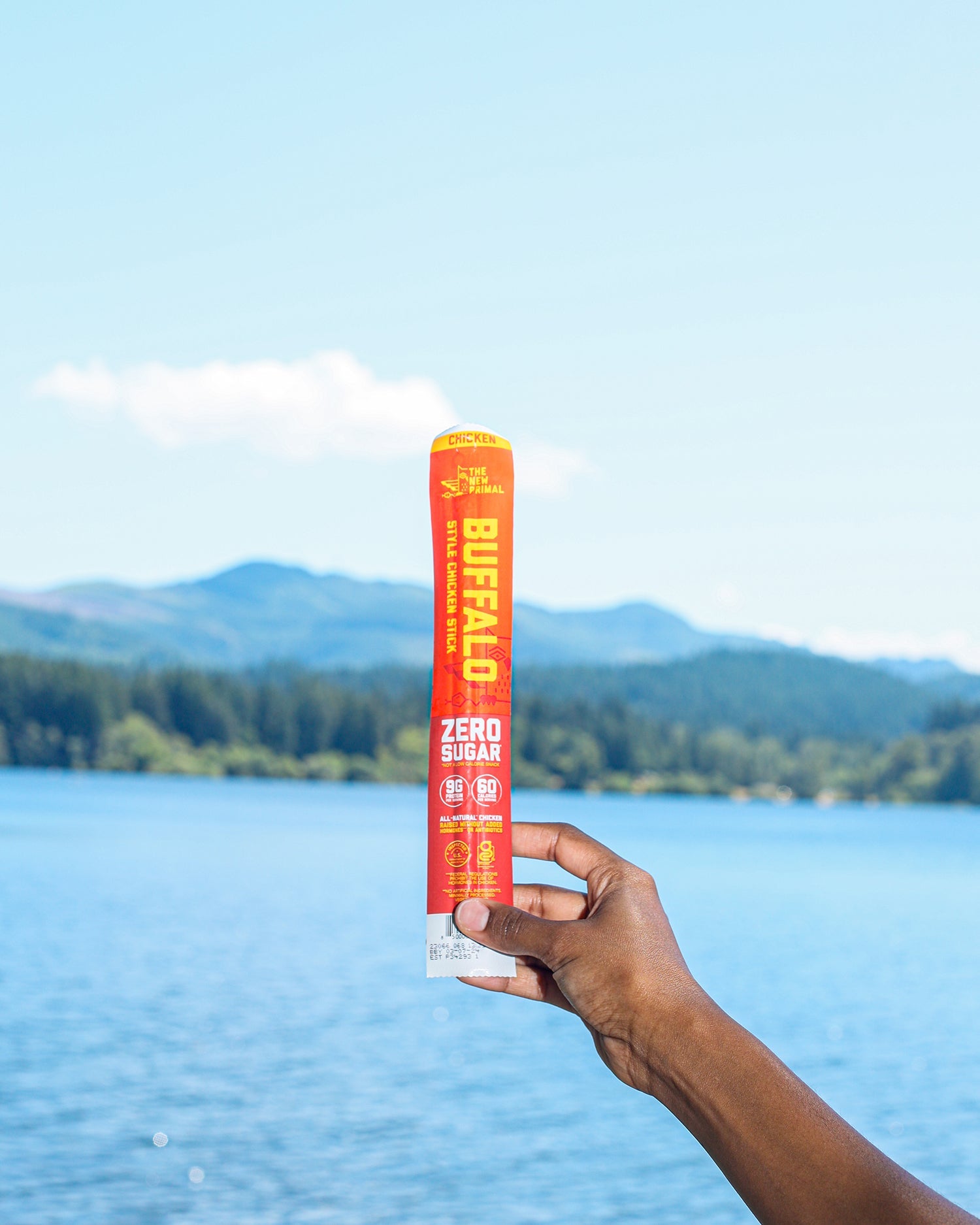 Buffalo Style Chicken Sticks, All-Natural Chicken, Zero Sugar (5 Sticks)